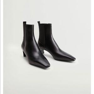 COPY - Leather Ankle boot from Mango